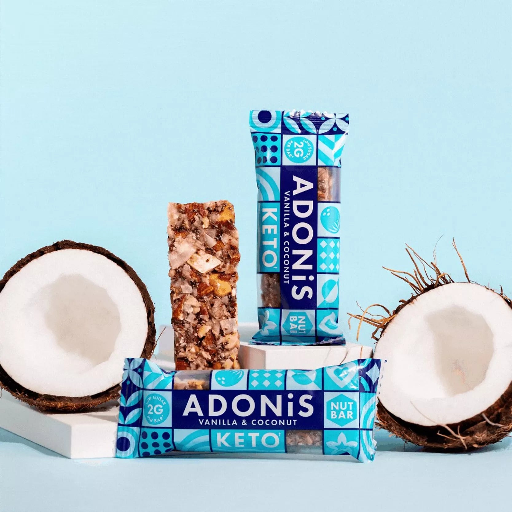 ADONIS Barre vanille & noix de coco KETO 35g