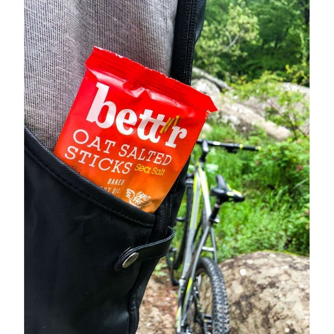 bâtonnets d’avoine salés à la fleur de sel – Bett’r (50 g)