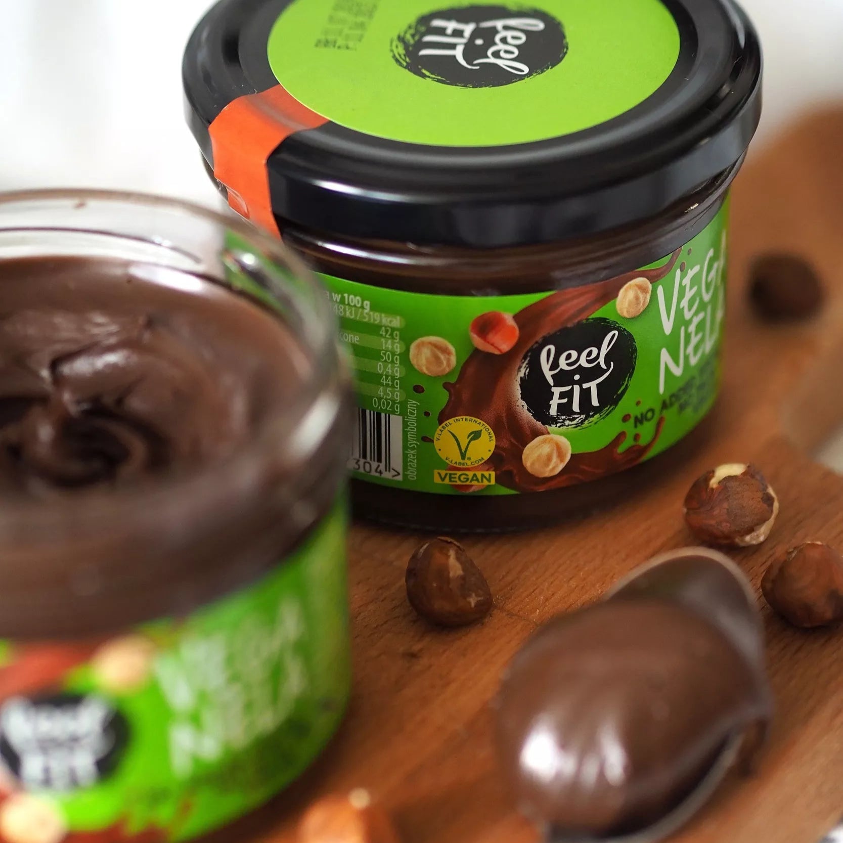 Feel fit pâte à tartiner cacao-noisette vegan 200g