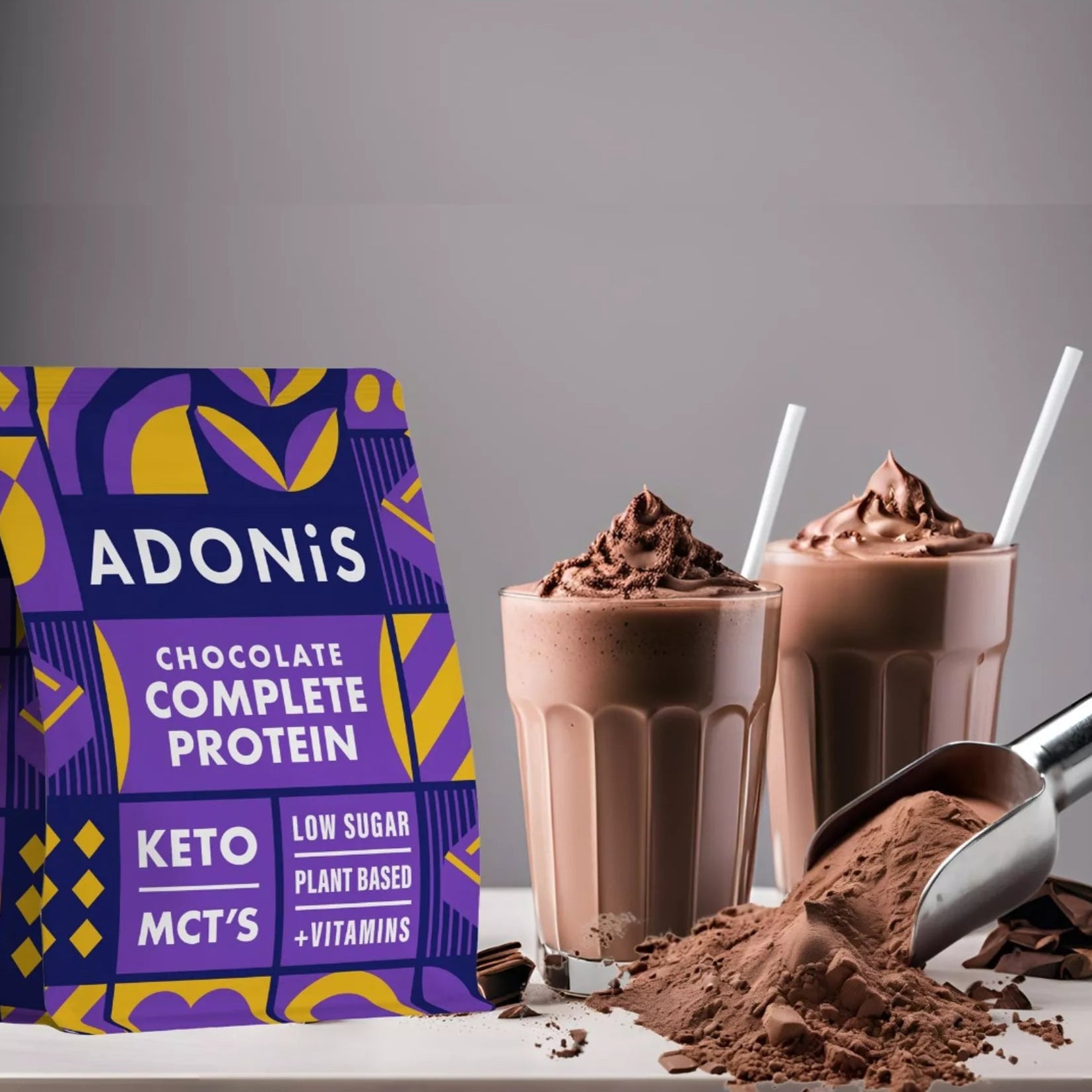 ADONIS Poudre protéinée KETO - Chocolat