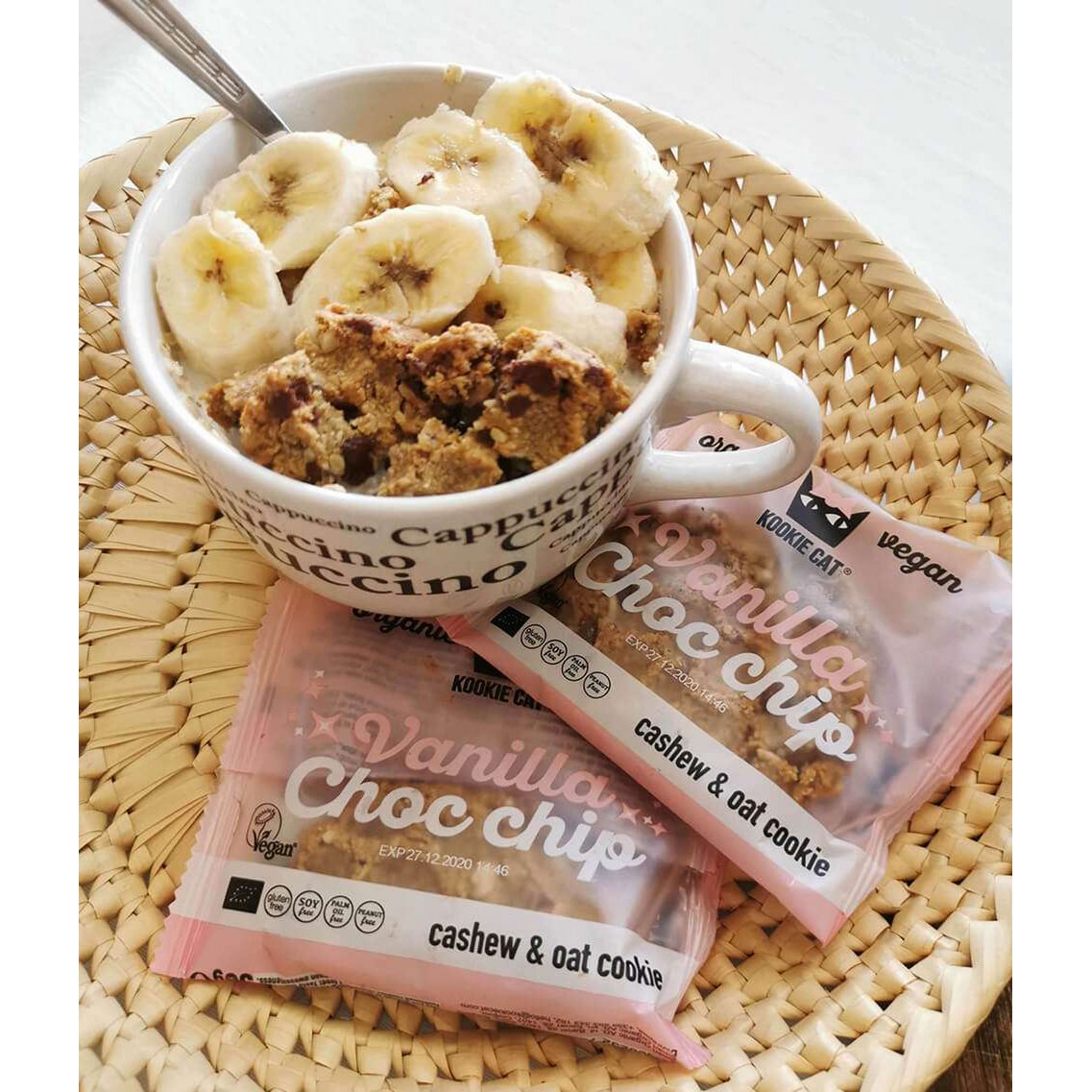 Cookie vegan - vanille & chocolat - 50g