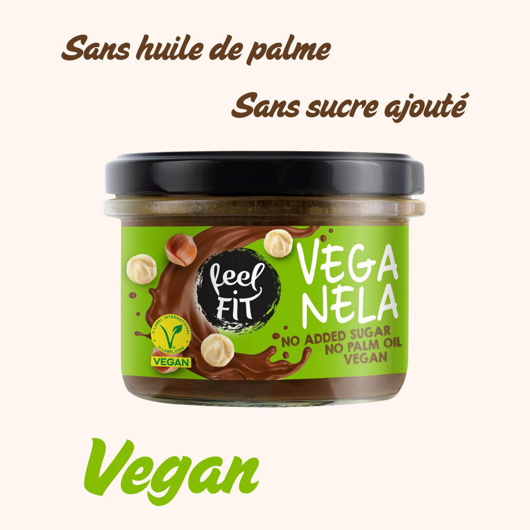 Feel fit pâte à tartiner cacao-noisette vegan 200g