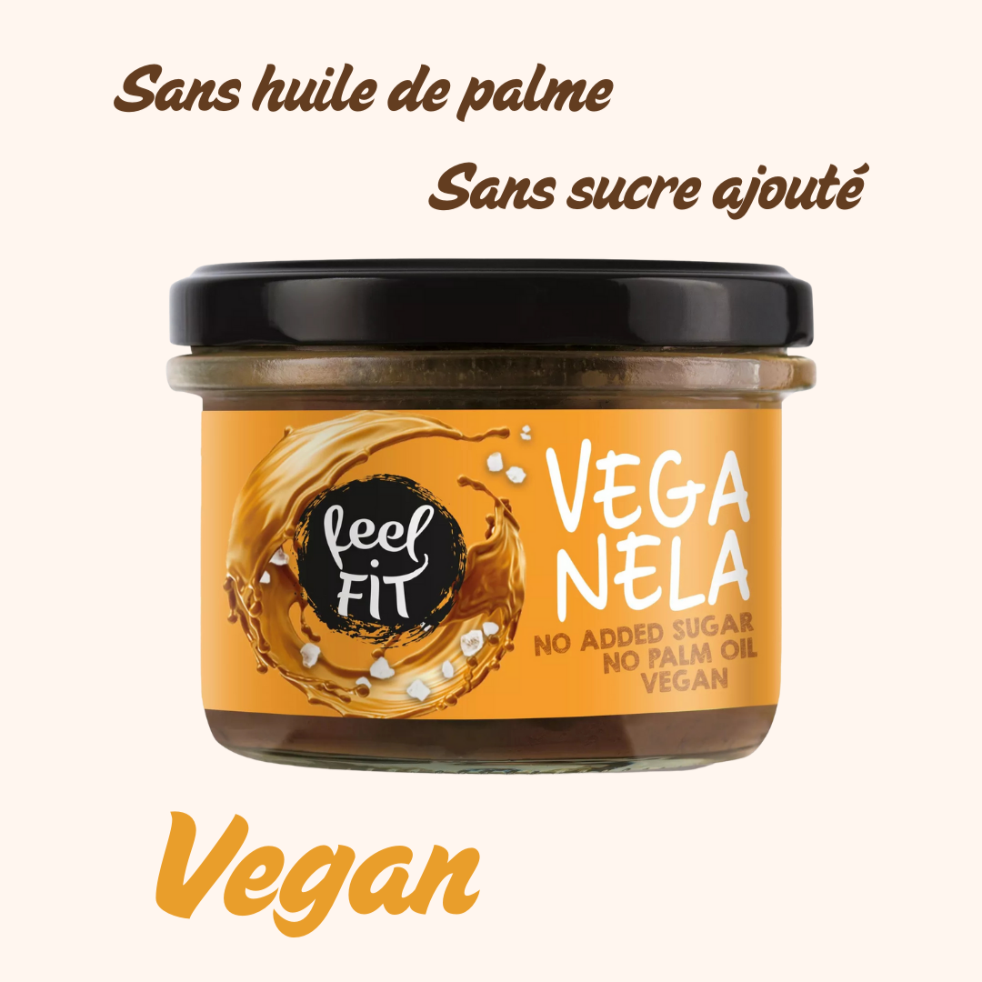 Feel fit pâte à tartiner caramel salé vegan 200g
