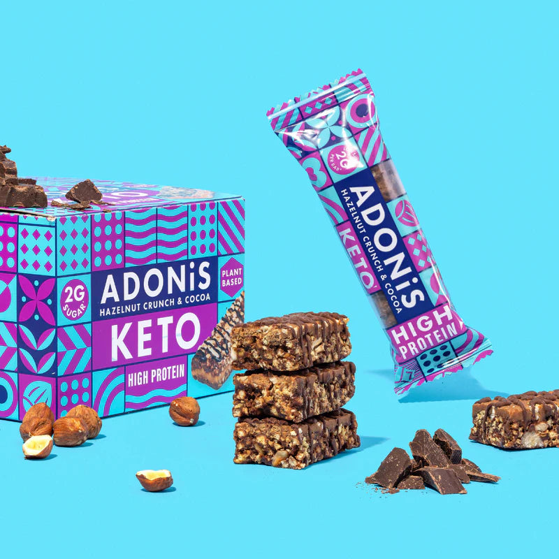 ADONIS Barre protéinée hazelnut crunch KETO 45g