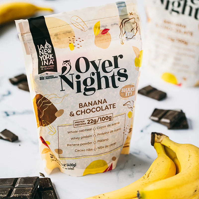 Overnight Oats chocolat & banane 400g