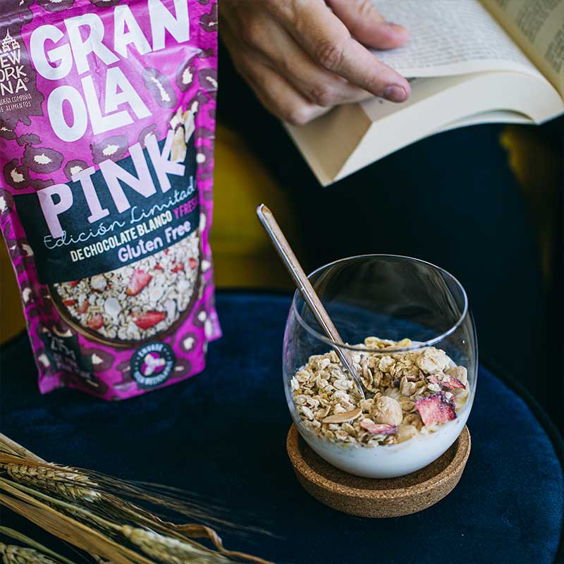 Granola pink (fraise & chocolat blanc) 275g - Sans gluten