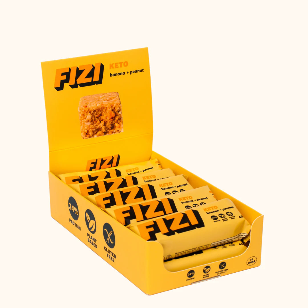 BARRE KETO VEGAN SANS GLUTEN "BANANE + ARACHIDES" 45g